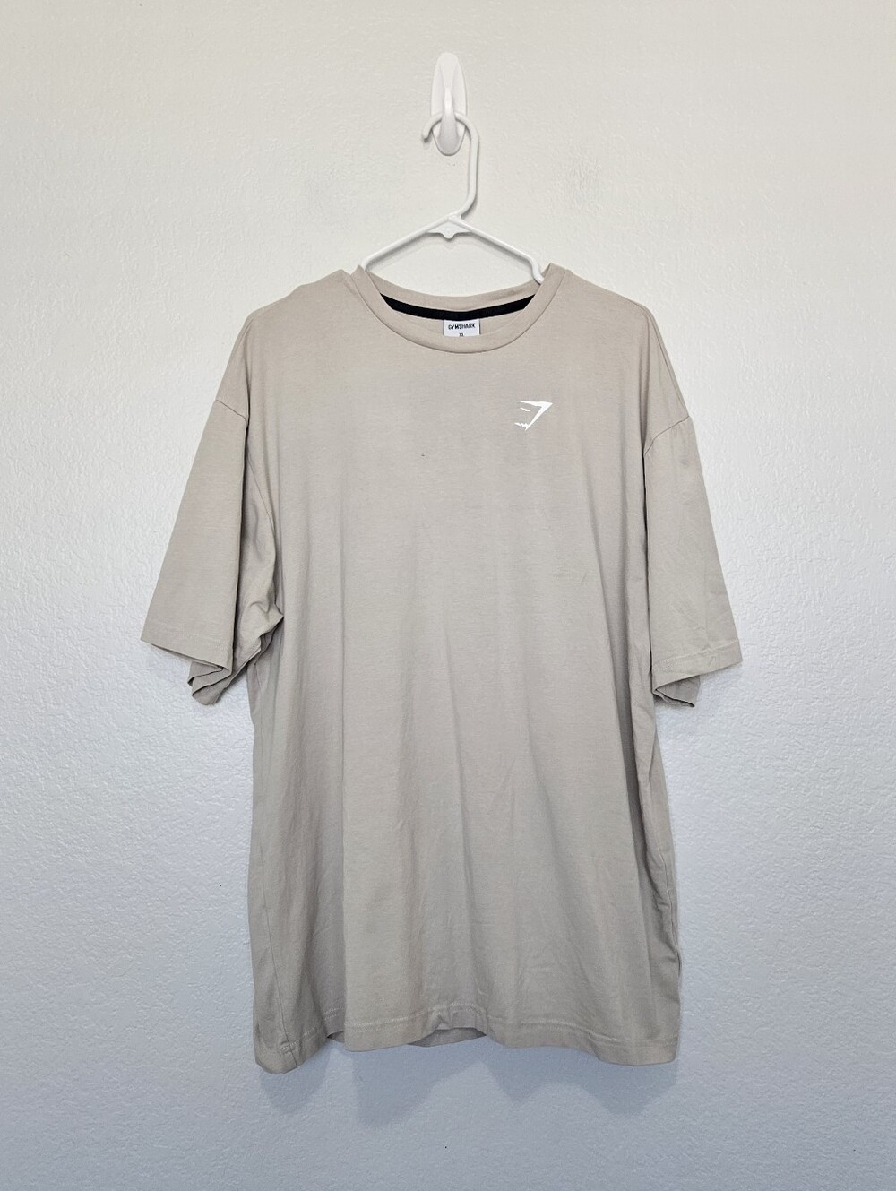 Gymshark Logo Chest Crew Neck T-Shirt Mens Cotton Athleisure Athletic Workout